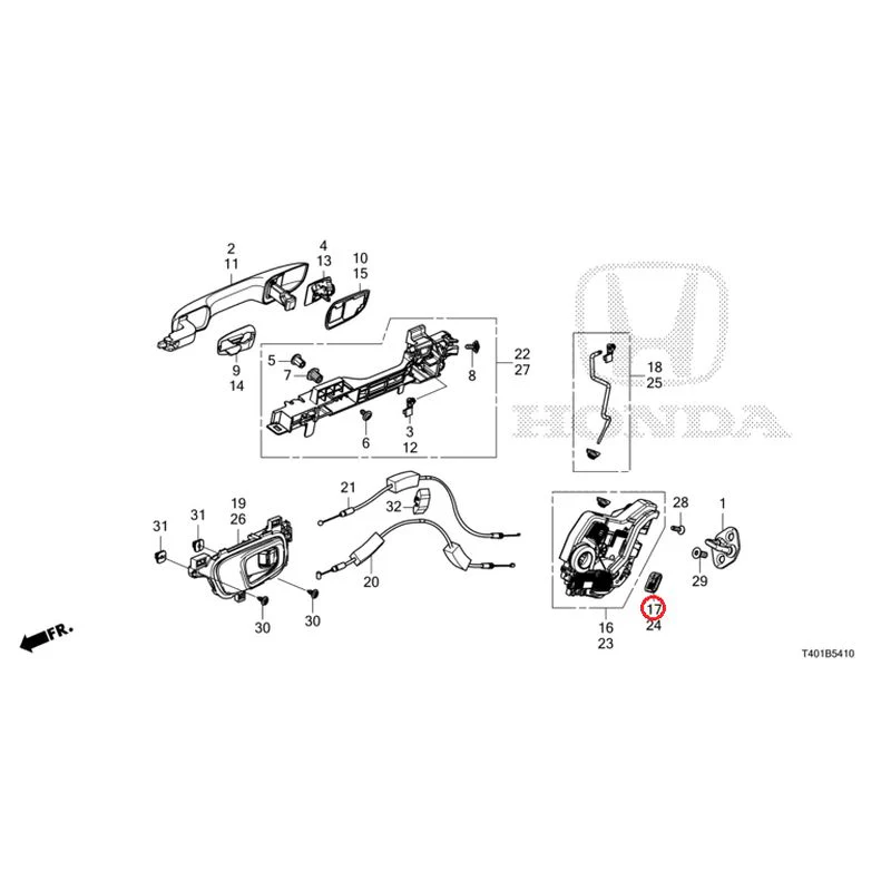 [NEW] JDM HONDA CIVIC FL1 2025 Rear Door Locks/Outer Handles GENUINE OEM - Image 26