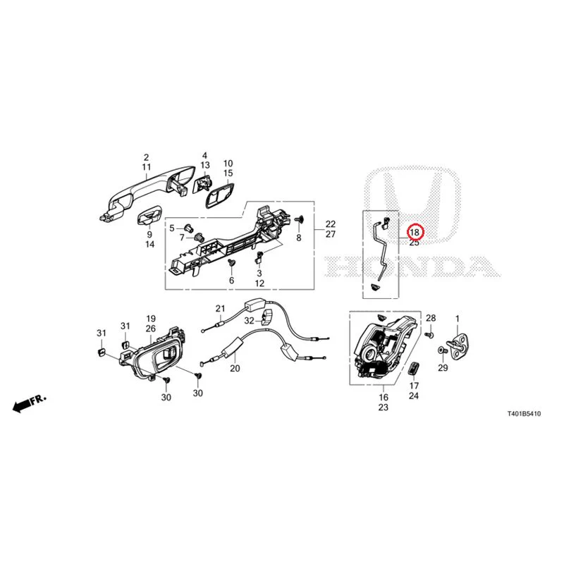 [NEW] JDM HONDA CIVIC FL1 2025 Rear Door Locks/Outer Handles GENUINE OEM - Image 27