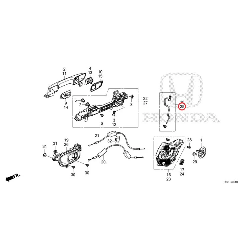 [NEW] JDM HONDA CIVIC FL1 2025 Rear Door Locks/Outer Handles GENUINE OEM - Image 34