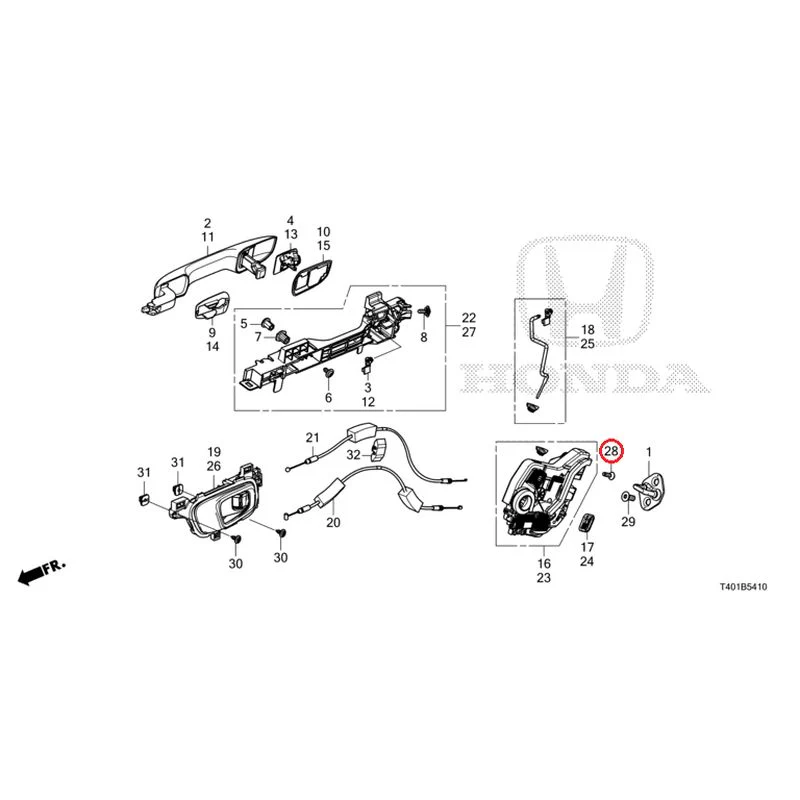 [NEW] JDM HONDA CIVIC FL1 2025 Rear Door Locks/Outer Handles GENUINE OEM - Image 37