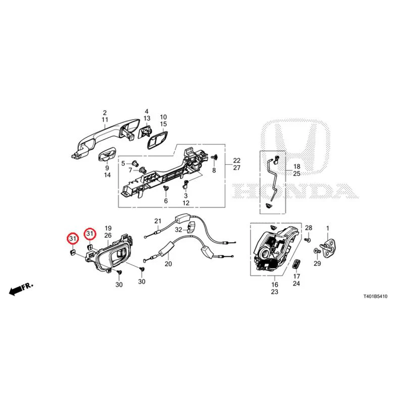[NEW] JDM HONDA CIVIC FL1 2025 Rear Door Locks/Outer Handles GENUINE OEM - Image 40