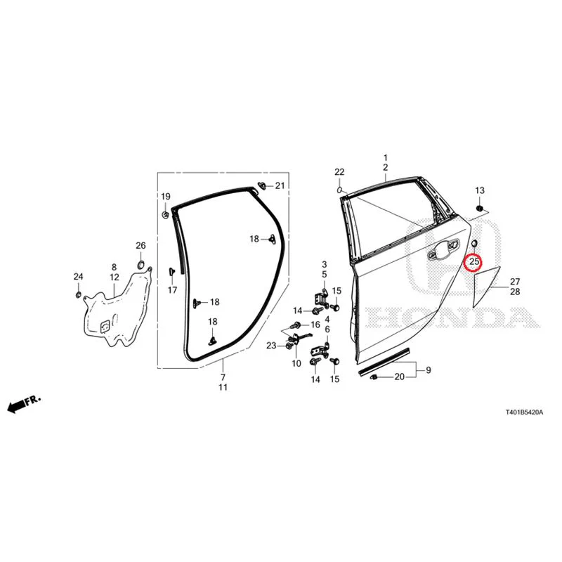 [NEW] JDM HONDA CIVIC FL1 2025 Rear Door Panel GENUINE OEM - Image 27