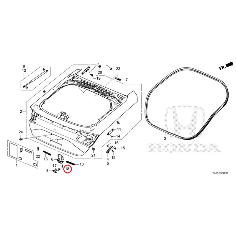 [NEW] JDM HONDA CIVIC FL1 2025 Tailgate GENUINE OEM - Image 19