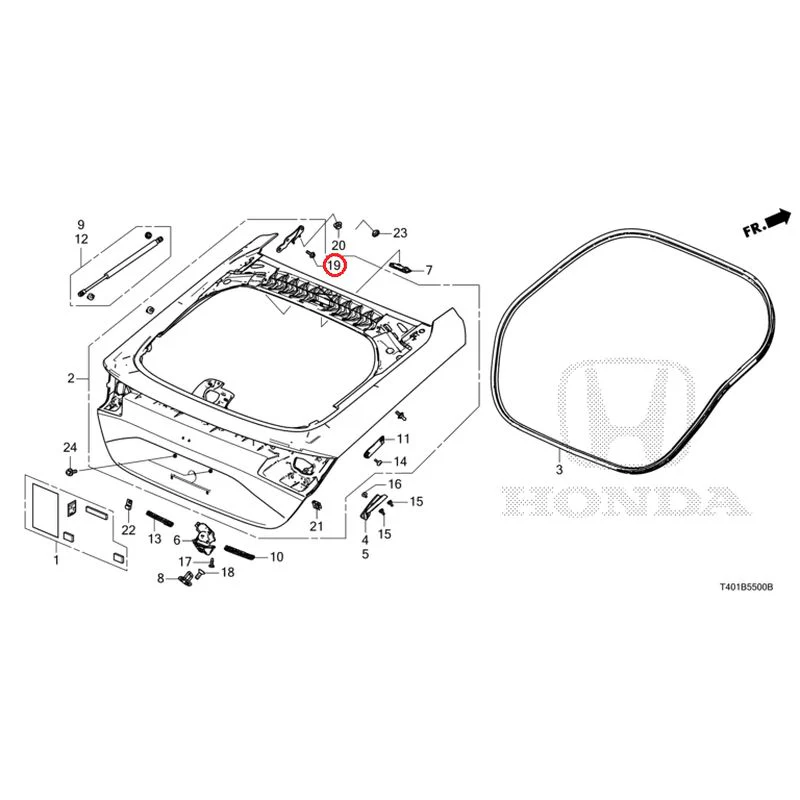 [NEW] JDM HONDA CIVIC FL1 2025 Tailgate GENUINE OEM - Image 20