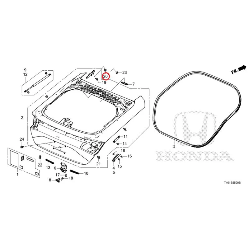 [NEW] JDM HONDA CIVIC FL1 2025 Tailgate GENUINE OEM - Image 21