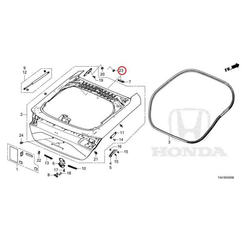 [NEW] JDM HONDA CIVIC FL1 2025 Tailgate GENUINE OEM - Image 24
