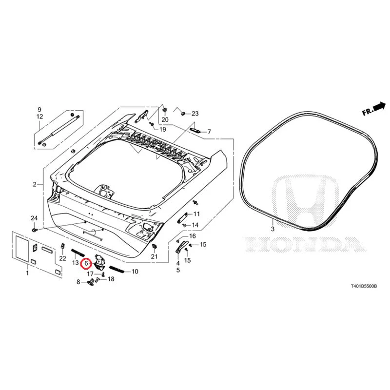 [NEW] JDM HONDA CIVIC FL1 2025 Tailgate GENUINE OEM - Image 7