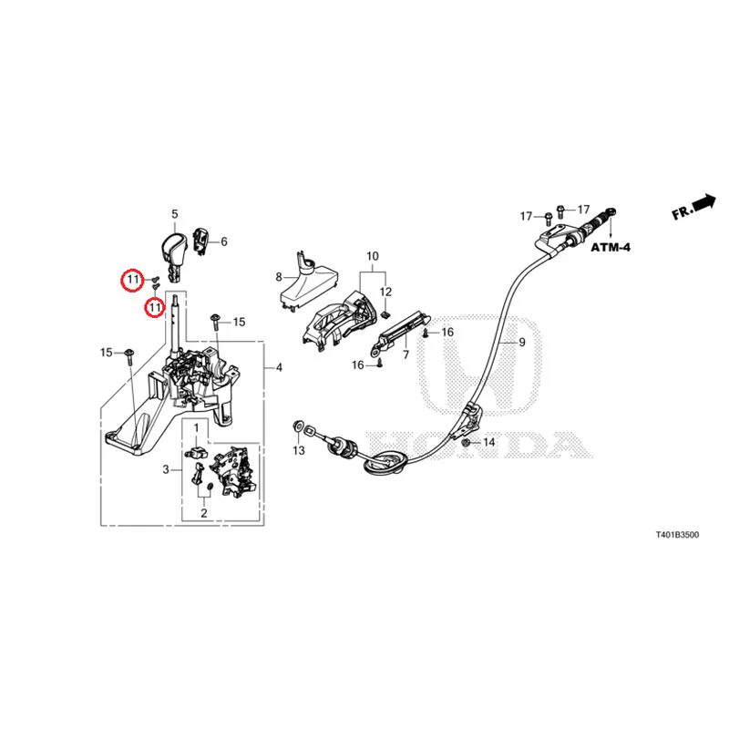 [NEW] JDM HONDA CIVIC FL1 2025 Select Lever GENUINE OEM - Image 12