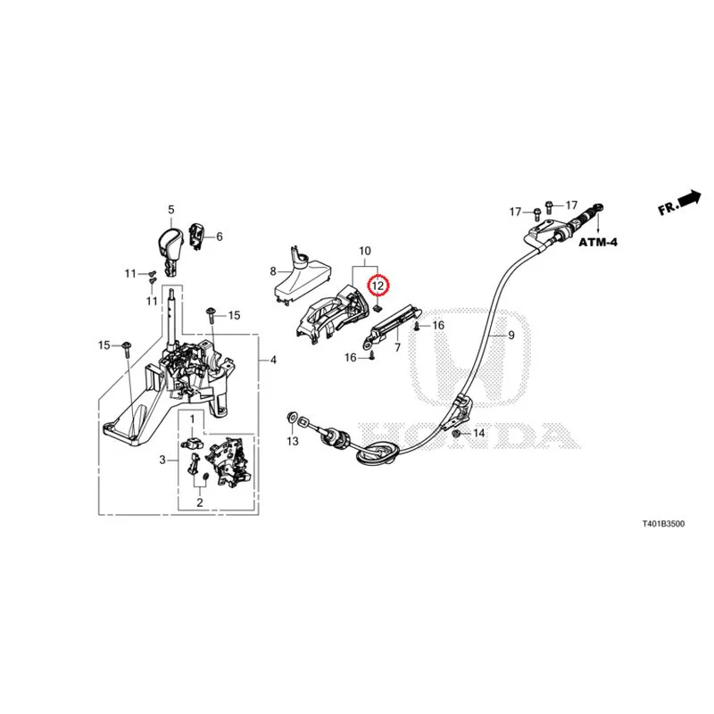 [NEW] JDM HONDA CIVIC FL1 2025 Select Lever GENUINE OEM - Image 13
