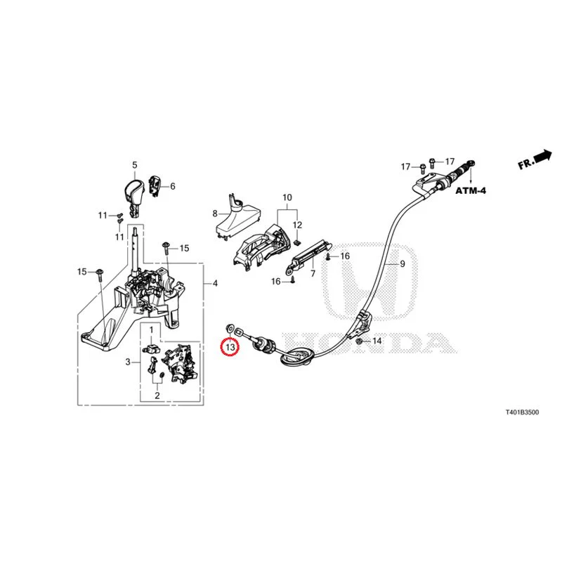 [NEW] JDM HONDA CIVIC FL1 2025 Select Lever GENUINE OEM - Image 14