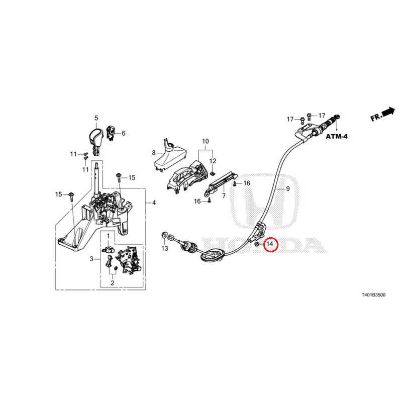 [NEW] JDM HONDA CIVIC FL1 2025 Select Lever GENUINE OEM - Image 15