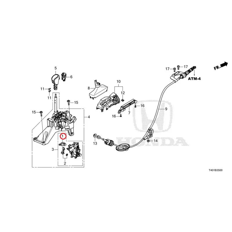 [NEW] JDM HONDA CIVIC FL1 2025 Select Lever GENUINE OEM - Image 2