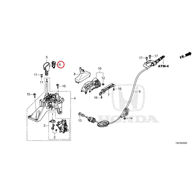[NEW] JDM HONDA CIVIC FL1 2025 Select Lever GENUINE OEM - Image 7