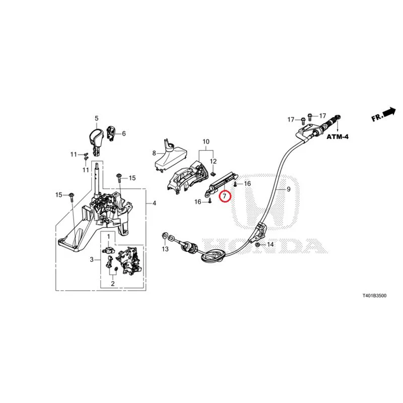 [NEW] JDM HONDA CIVIC FL1 2025 Select Lever GENUINE OEM - Image 8