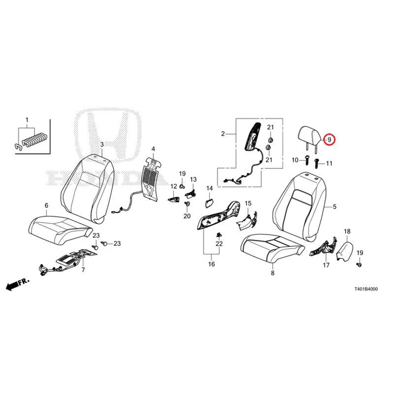 [NEW] JDM HONDA CIVIC FL1 2025 Front Seat (Driver Side) (1) GENUINE OEM - Image 10