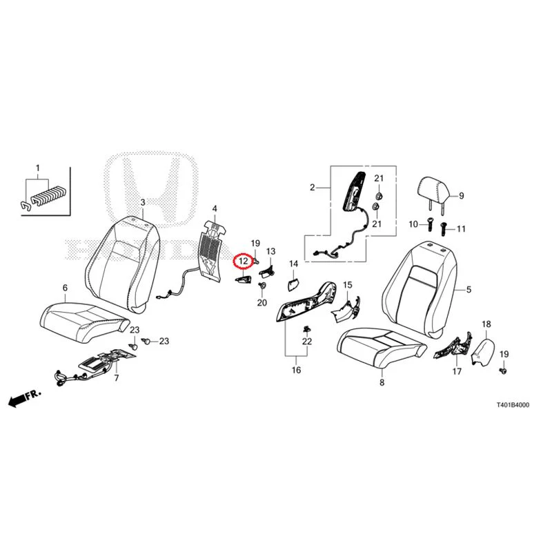 [NEW] JDM HONDA CIVIC FL1 2025 Front Seat (Driver Side) (1) GENUINE OEM - Image 13