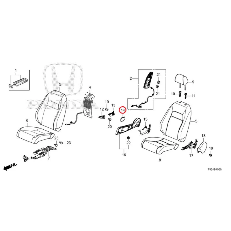 [NEW] JDM HONDA CIVIC FL1 2025 Front Seat (Driver Side) (1) GENUINE OEM - Image 15