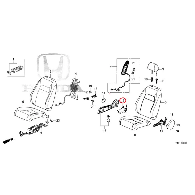 [NEW] JDM HONDA CIVIC FL1 2025 Front Seat (Driver Side) (1) GENUINE OEM - Image 16
