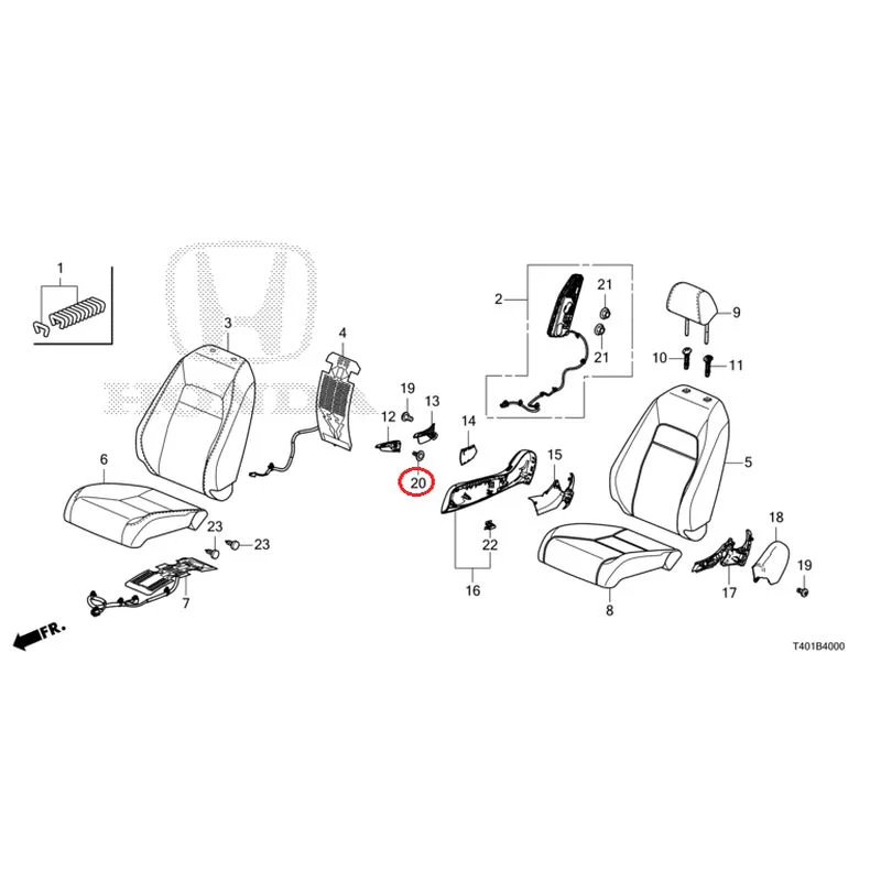 [NEW] JDM HONDA CIVIC FL1 2025 Front Seat (Driver Side) (1) GENUINE OEM - Image 21