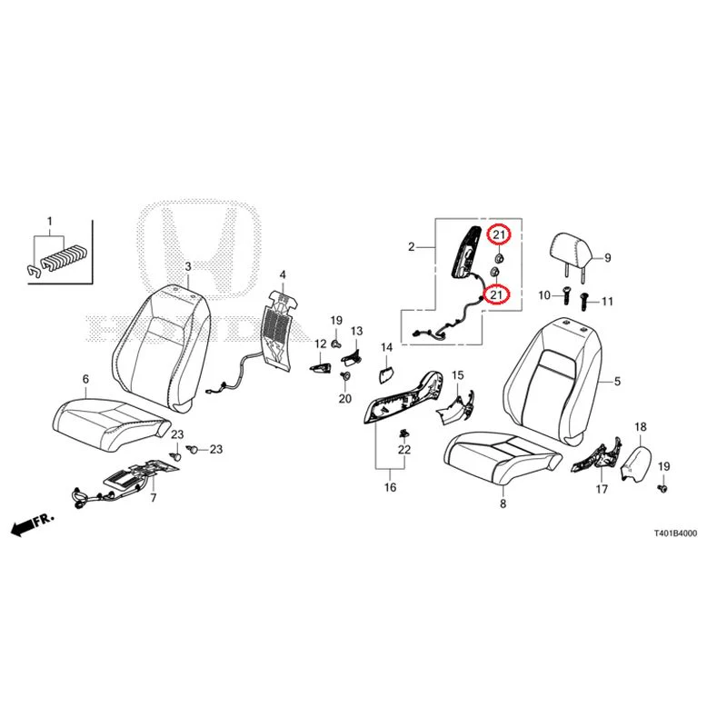 [NEW] JDM HONDA CIVIC FL1 2025 Front Seat (Driver Side) (1) GENUINE OEM - Image 22