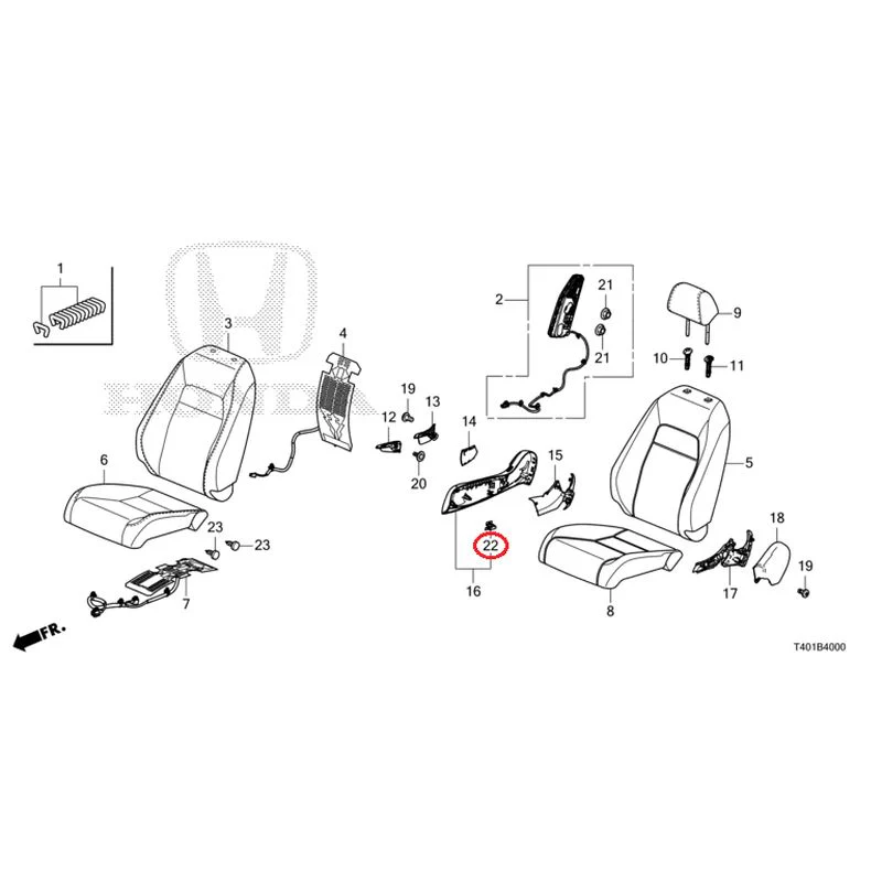 [NEW] JDM HONDA CIVIC FL1 2025 Front Seat (Driver Side) (1) GENUINE OEM - Image 23