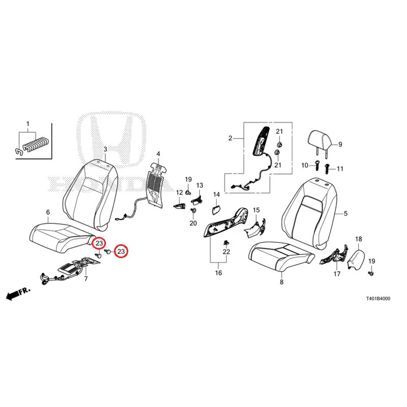 [NEW] JDM HONDA CIVIC FL1 2025 Front Seat (Driver Side) (1) GENUINE OEM - Image 24