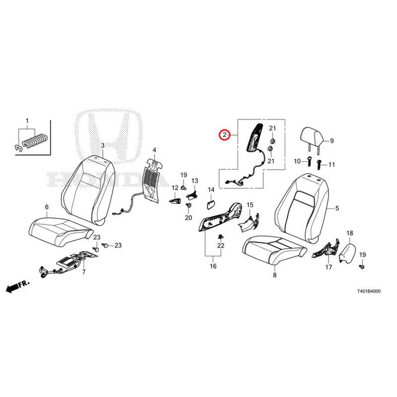 [NEW] JDM HONDA CIVIC FL1 2025 Front Seat (Driver Side) (1) GENUINE OEM - Image 3