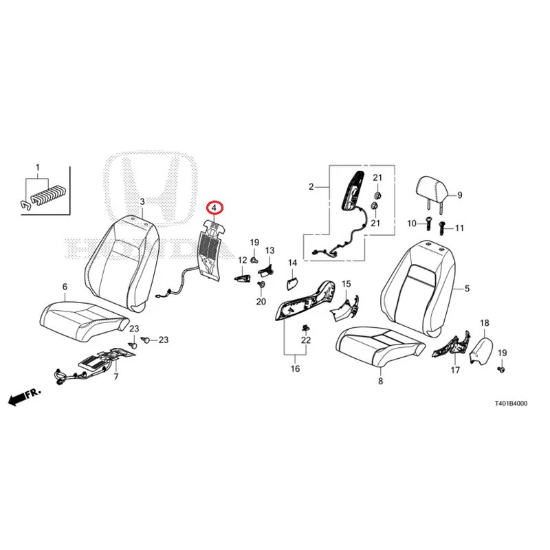 [NEW] JDM HONDA CIVIC FL1 2025 Front Seat (Driver Side) (1) GENUINE OEM - Image 5