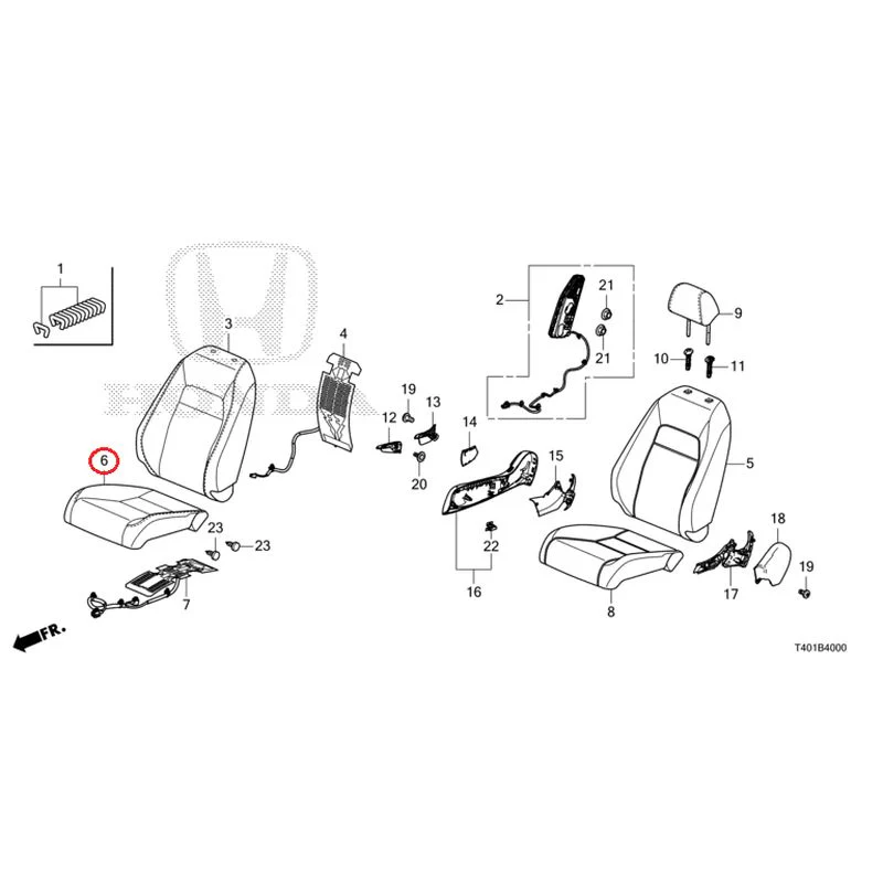 [NEW] JDM HONDA CIVIC FL1 2025 Front Seat (Driver Side) (1) GENUINE OEM - Image 7