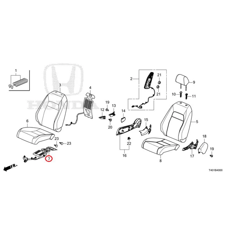 [NEW] JDM HONDA CIVIC FL1 2025 Front Seat (Driver Side) (1) GENUINE OEM - Image 8