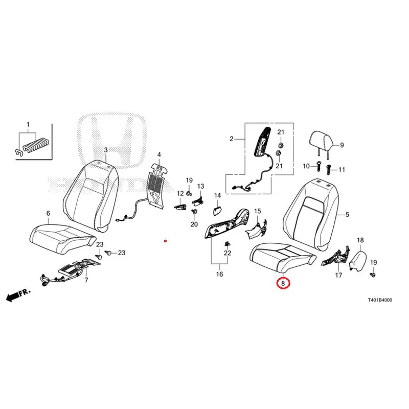 [NEW] JDM HONDA CIVIC FL1 2025 Front Seat (Driver Side) (1) GENUINE OEM - Image 9