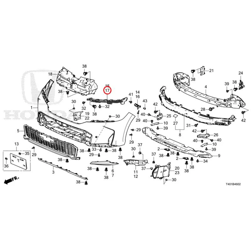 [NEW] JDM HONDA CIVIC FL1 2025 Front Bumper (130) GENUINE OEM - Image 22
