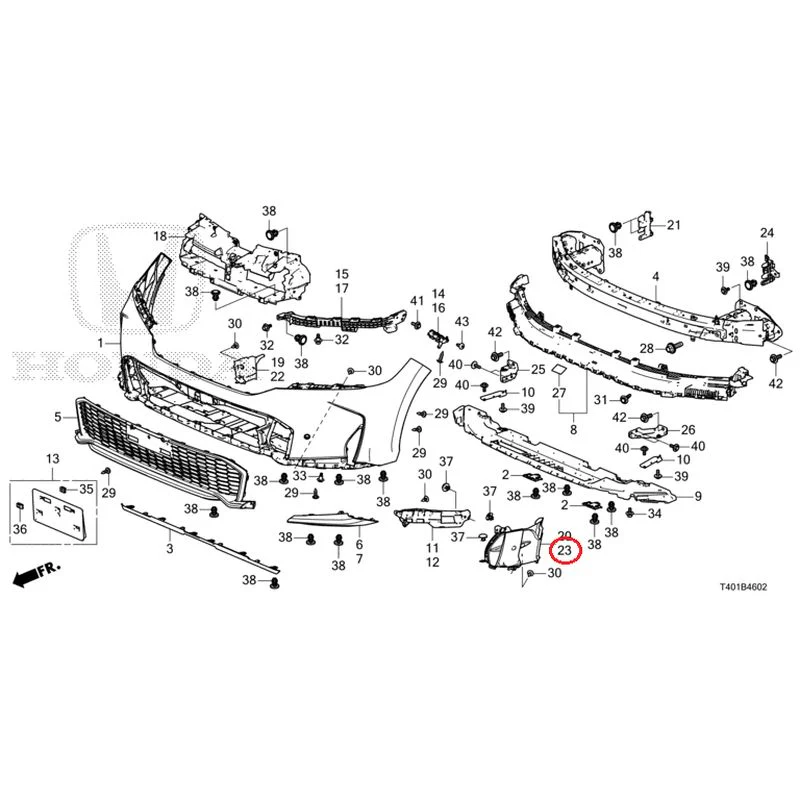 [NEW] JDM HONDA CIVIC FL1 2025 Front Bumper (130) GENUINE OEM - Image 28