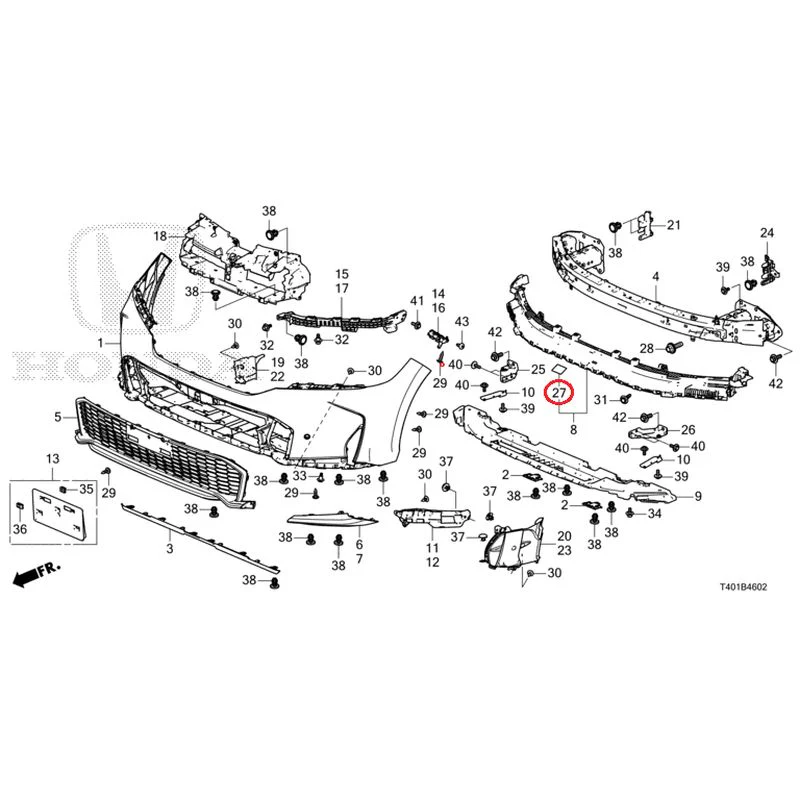 [NEW] JDM HONDA CIVIC FL1 2025 Front Bumper (130) GENUINE OEM - Image 32