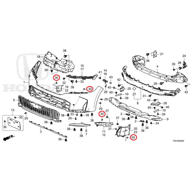 [NEW] JDM HONDA CIVIC FL1 2025 Front Bumper (130) GENUINE OEM - Image 35