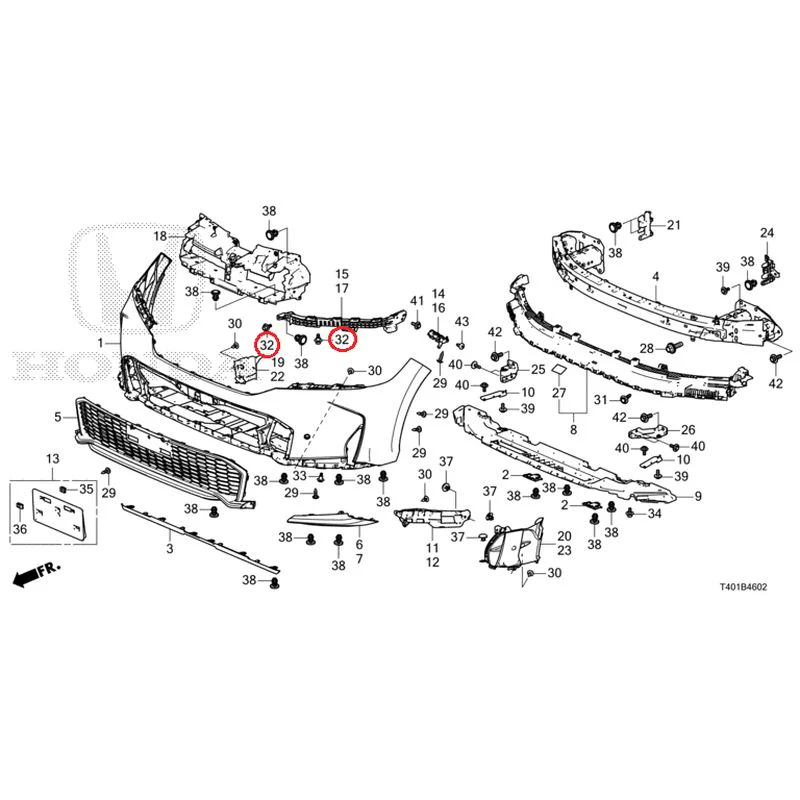 [NEW] JDM HONDA CIVIC FL1 2025 Front Bumper (130) GENUINE OEM - Image 37