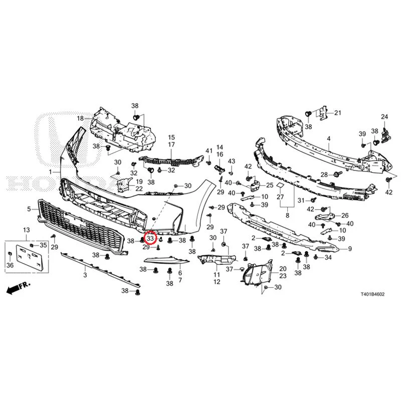 [NEW] JDM HONDA CIVIC FL1 2025 Front Bumper (130) GENUINE OEM - Image 38