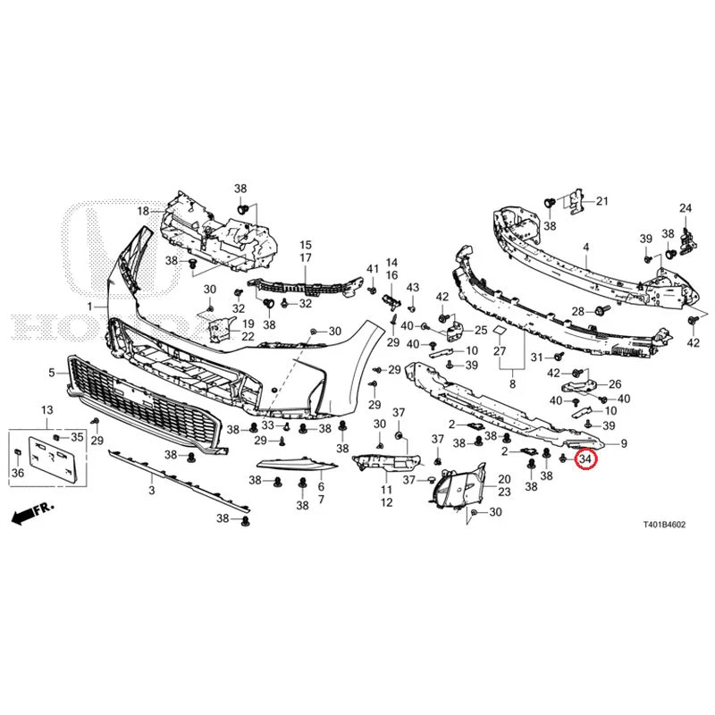 [NEW] JDM HONDA CIVIC FL1 2025 Front Bumper (130) GENUINE OEM - Image 39