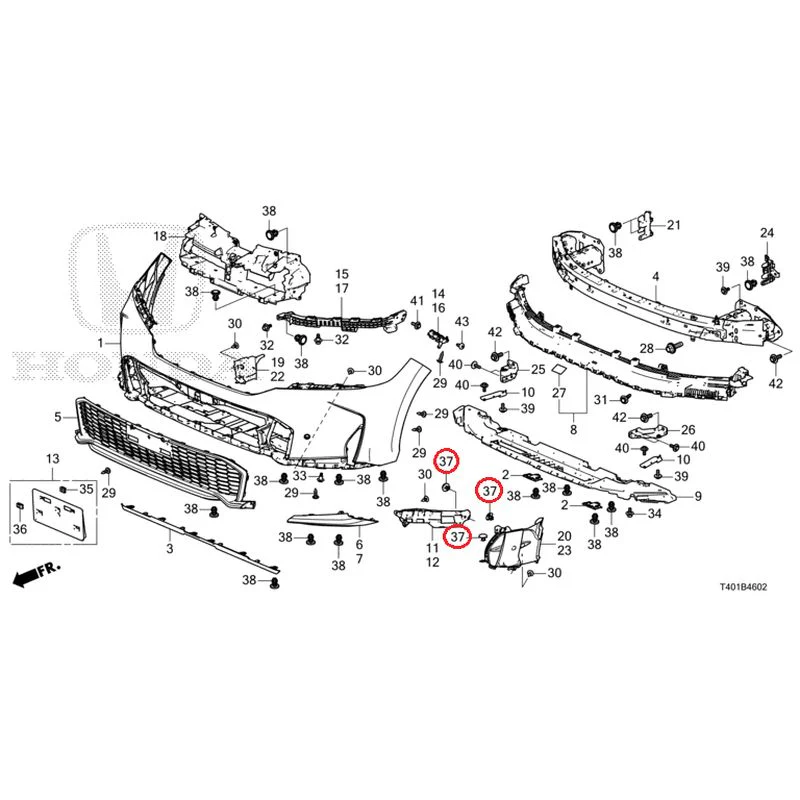 [NEW] JDM HONDA CIVIC FL1 2025 Front Bumper (130) GENUINE OEM - Image 42