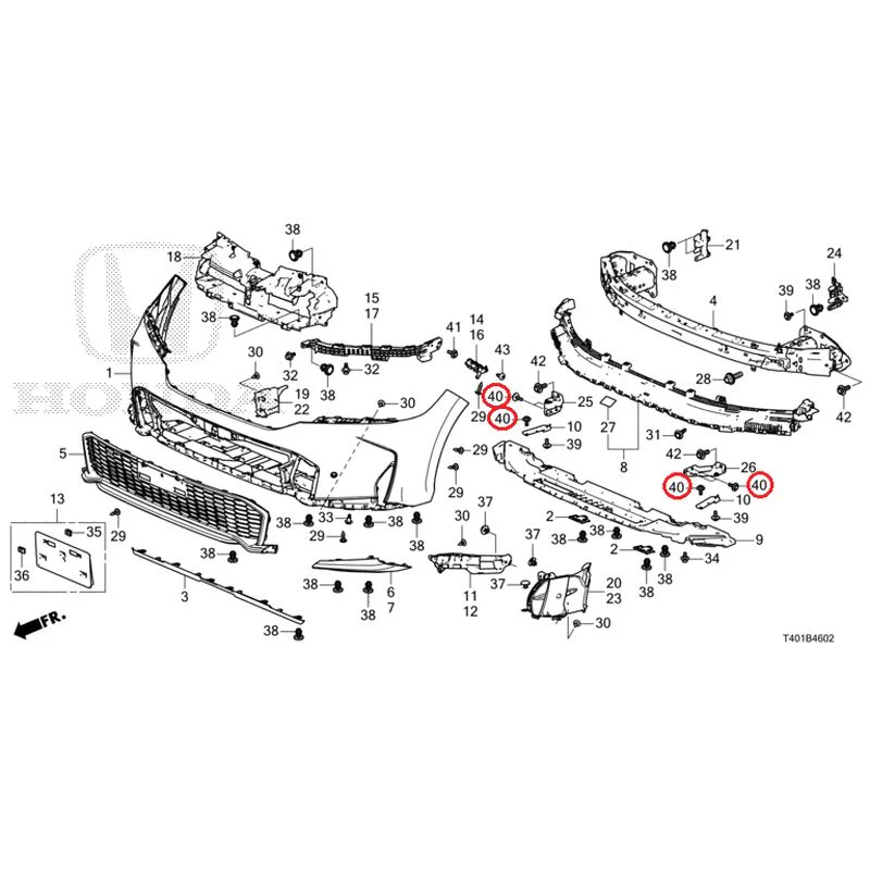 [NEW] JDM HONDA CIVIC FL1 2025 Front Bumper (130) GENUINE OEM - Image 45