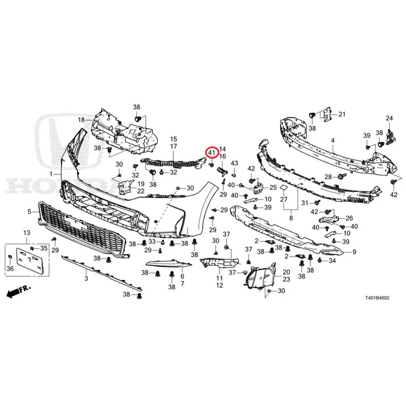 [NEW] JDM HONDA CIVIC FL1 2025 Front Bumper (130) GENUINE OEM - Image 46