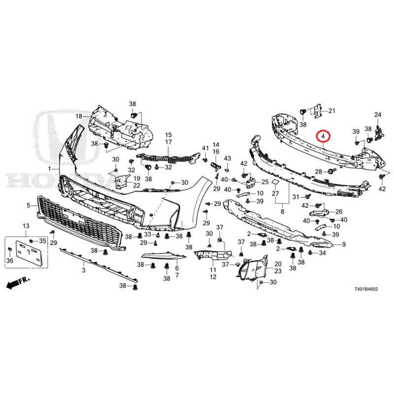 [NEW] JDM HONDA CIVIC FL1 2025 Front Bumper (130) GENUINE OEM - Image 9