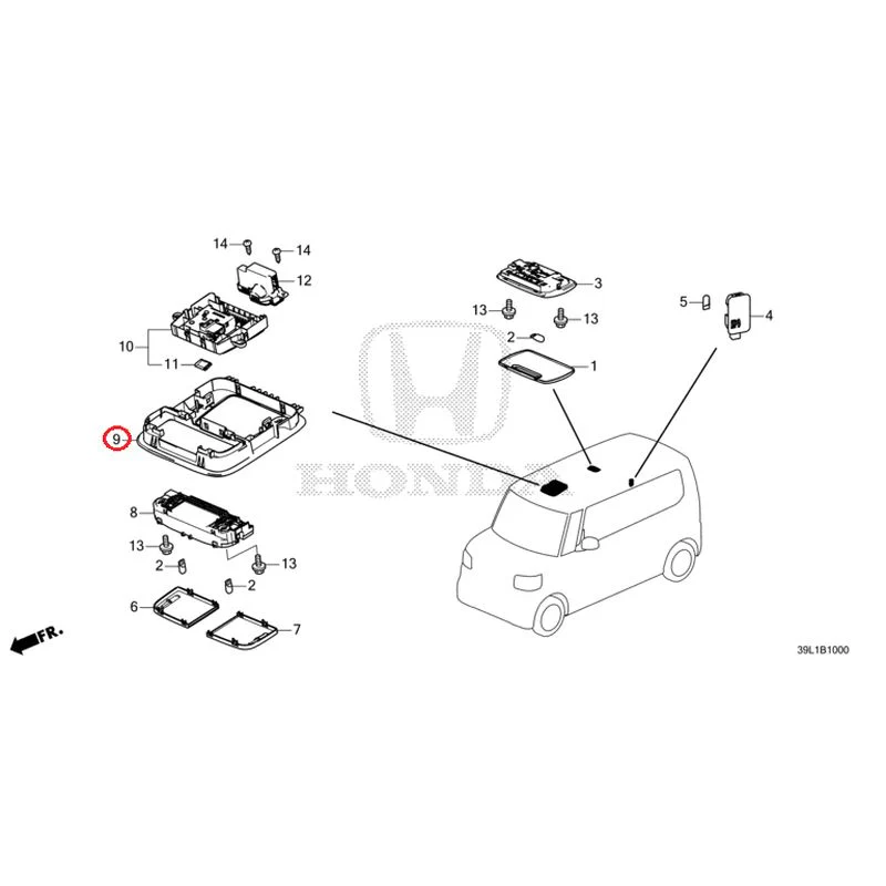 [NEW] JDM HONDA N-BOX JOY JF5 2025 Interior Lights GENUINE OEM - Image 10