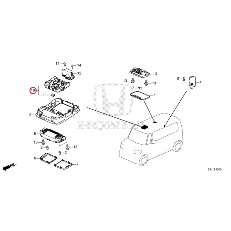 [NEW] JDM HONDA N-BOX JOY JF5 2025 Interior Lights GENUINE OEM - Image 11