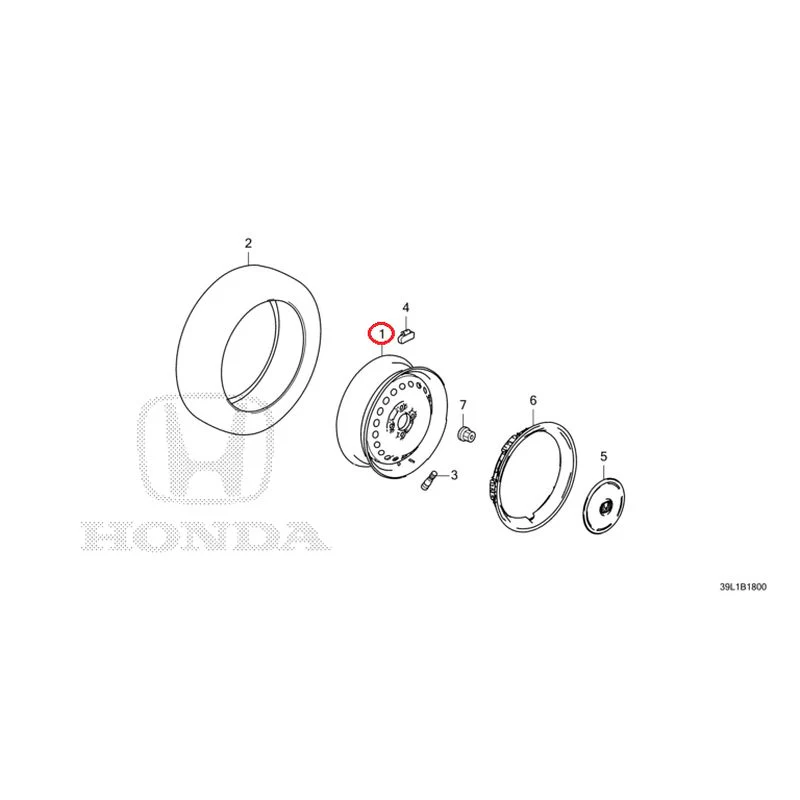 [NEW] JDM HONDA N-BOX JOY JF5 2025 Tire/Wheel Disc GENUINE OEM - Image 2