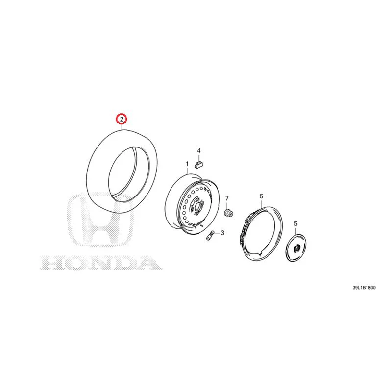 [NEW] JDM HONDA N-BOX JOY JF5 2025 Tire/Wheel Disc GENUINE OEM - Image 4