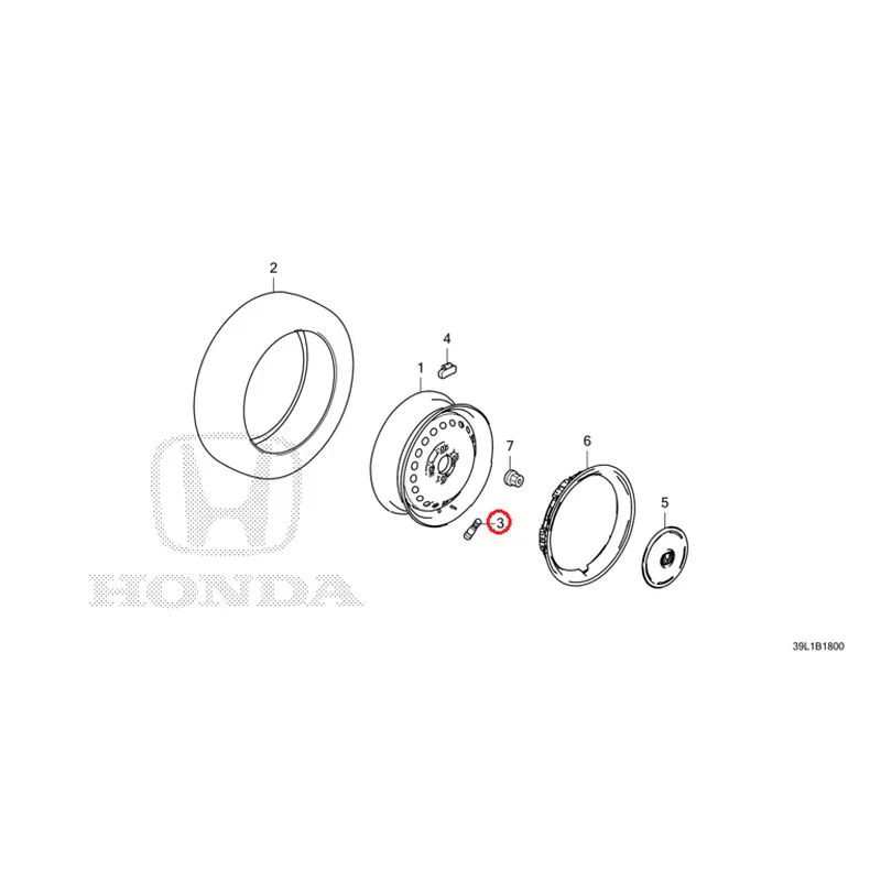 [NEW] JDM HONDA N-BOX JOY JF5 2025 Tire/Wheel Disc GENUINE OEM - Image 9