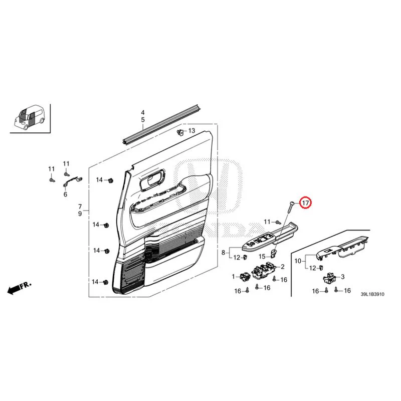 [NEW] JDM HONDA N-BOX JOY JF6 2025 Front Door Lining GENUINE OEM - Image 18
