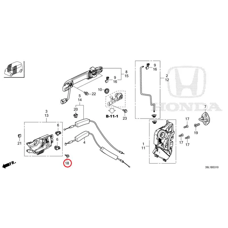 [NEW] JDM HONDA N-BOX JOY JF6 2025 Front Door Locks/Outer Handles GENUINE OEM - Image 20