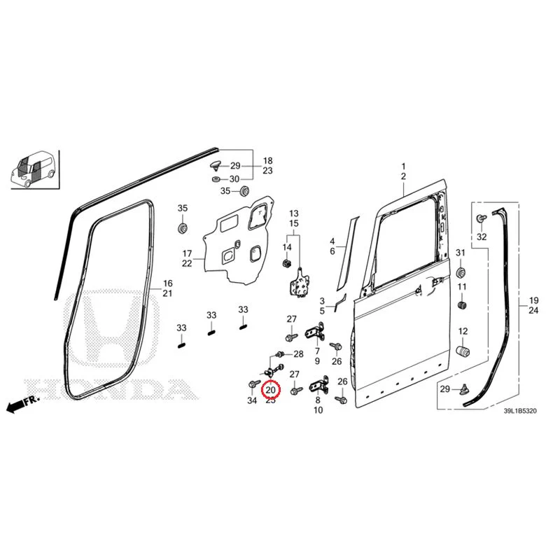 [NEW] JDM HONDA N-BOX JOY JF6 2025 Front Door Panel GENUINE OEM - Image 21
